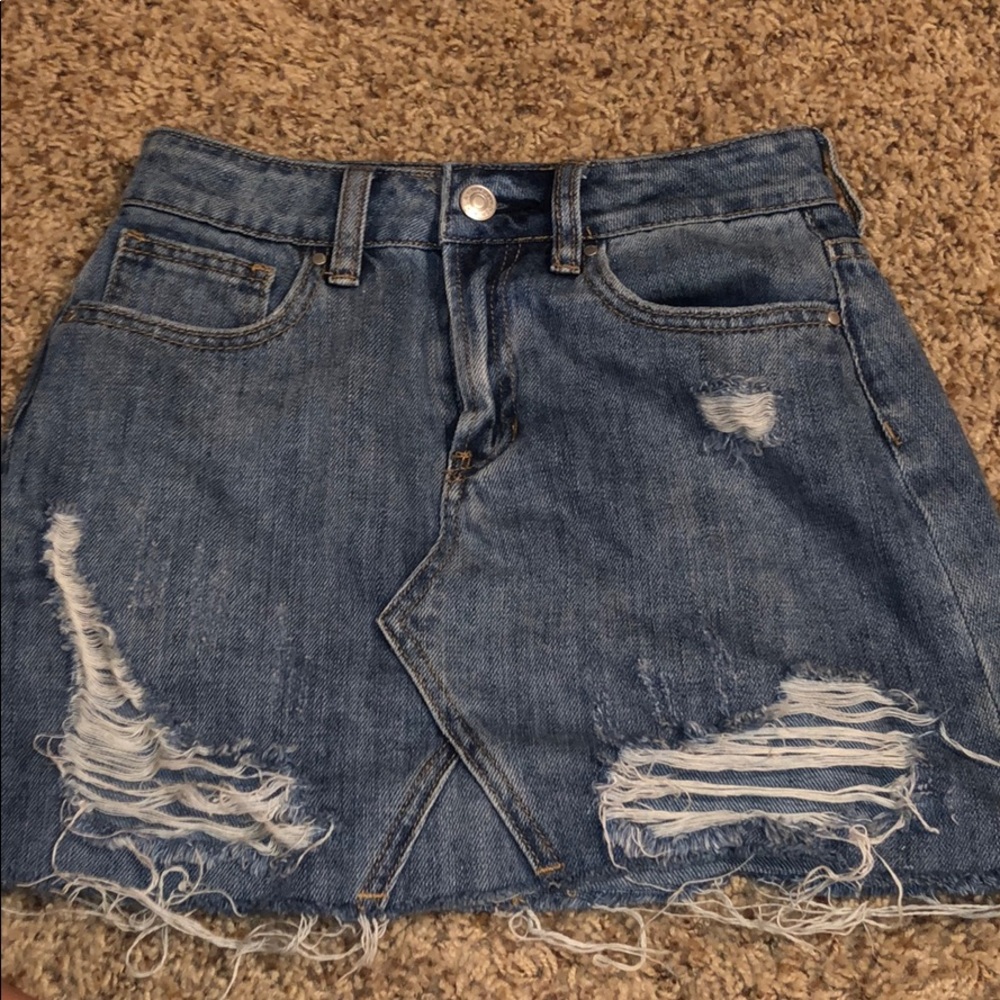 blue jean skirt from pacsun size 23